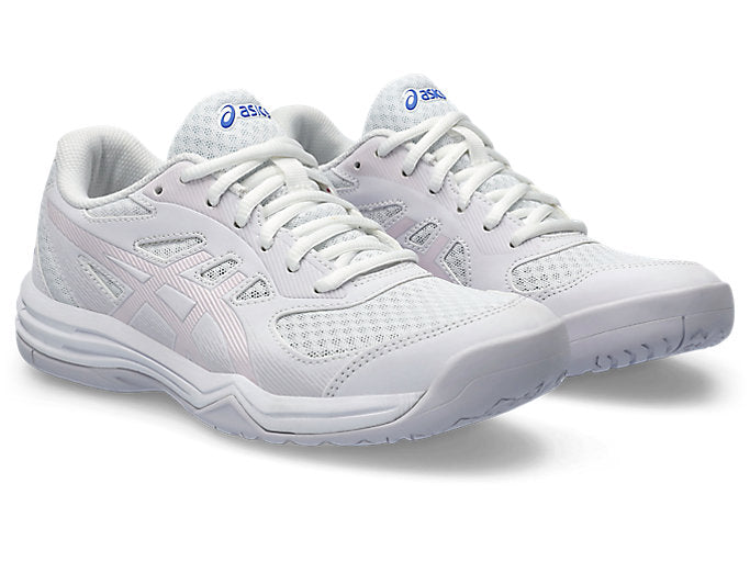 new color - Asics Upcourt 5 Women's Court Shoes, White / Cosmos