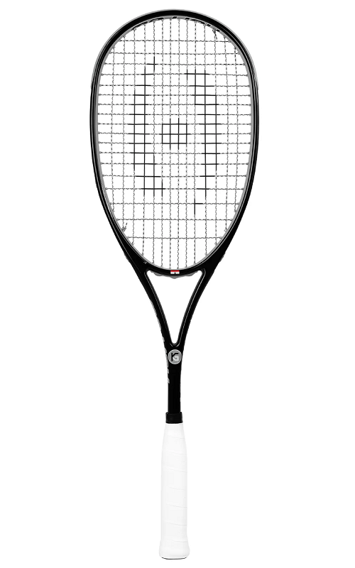 Harrow Vibe 115 Squash Racket, Custom Karim Adbel Gawad, Black/Silver