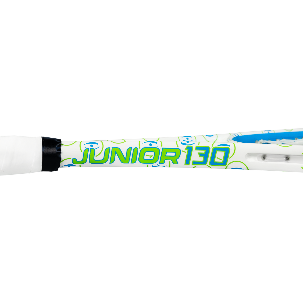 new - Harrow Junior 130 Squash Racquet, White/Blue/Green