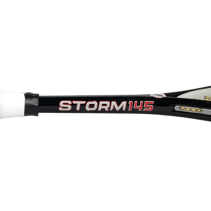 Harrow Storm 145 Squash Racquet, Black/Grey/Red