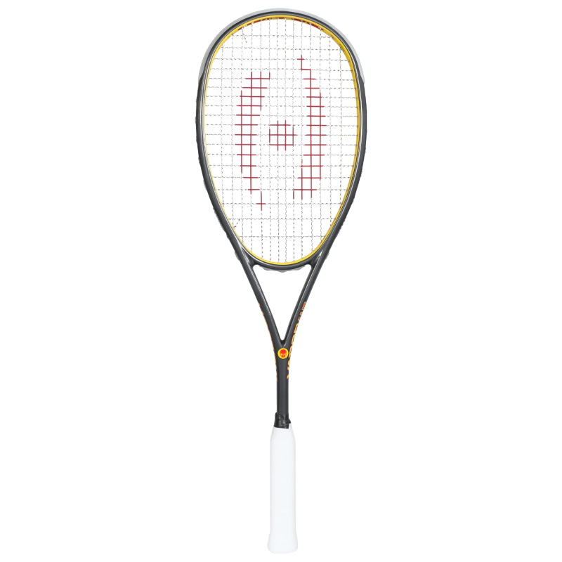 Harrow Vapor Misfit 115 Squash Racquet, Grey/Yellow/Red