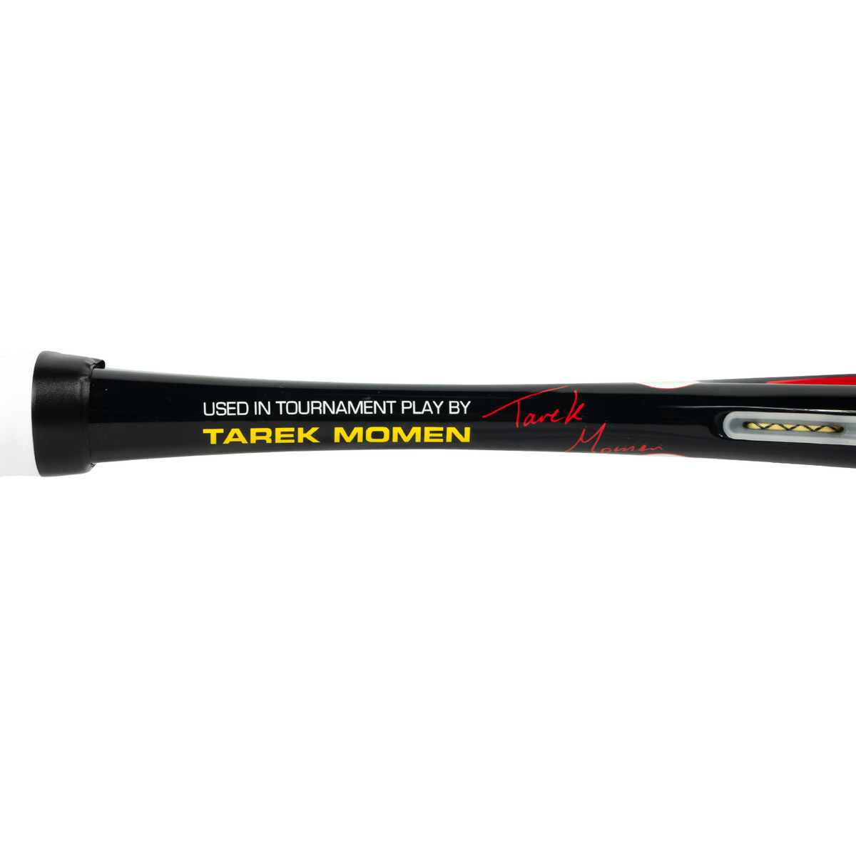Harrow Reflex 125 Tarek Momen Squash Racquet, Black/Red/Yellow