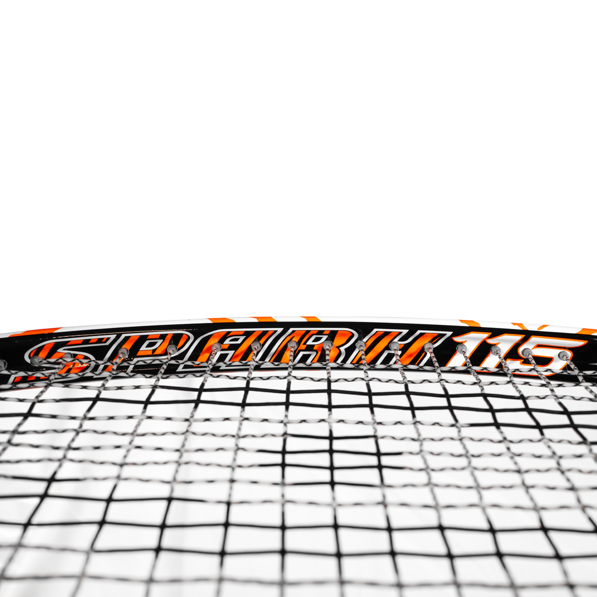Harrow Spark 115 Squash Racquet, Custom Youssef Ibrahim, White/Black/Orange