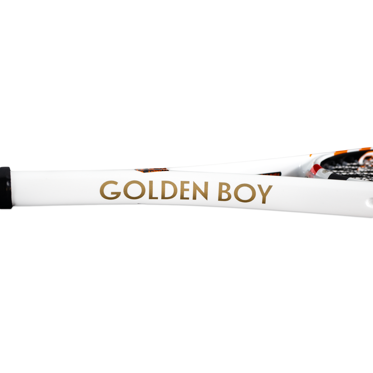 Harrow Spark 115 Squash Racquet, Custom Youssef Ibrahim, White/Black/Orange