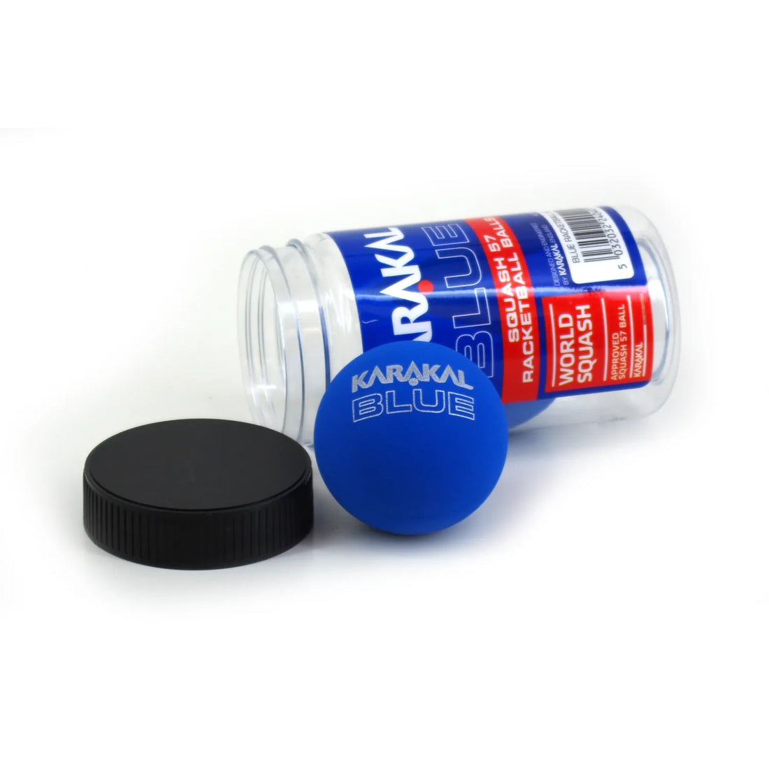 Karakal Blue Recreation Racquetball / Squash 57 Balls, Blue, 2-pack
