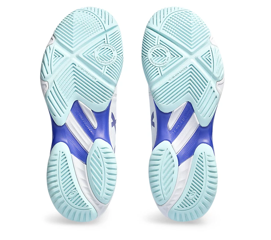 SAVE $25 - Asics Netburner Ballistic FF 3 Women's Court Shoes, White /Blue Violet