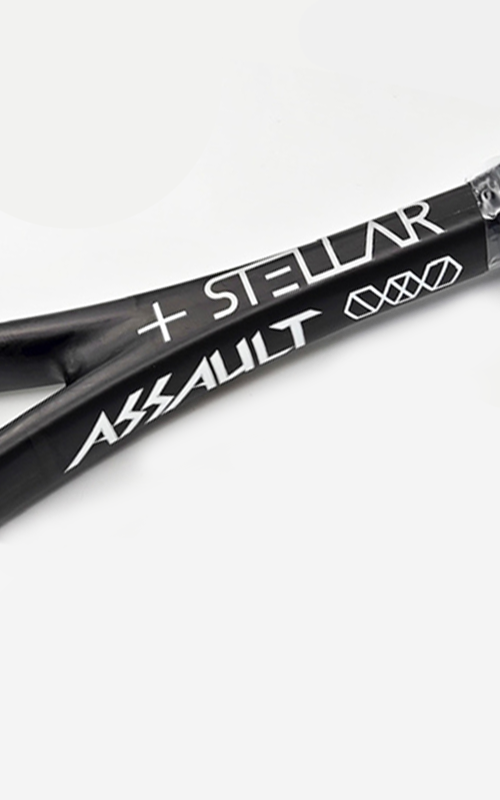 Stellar Assault Squash Racquet, Black/Red
