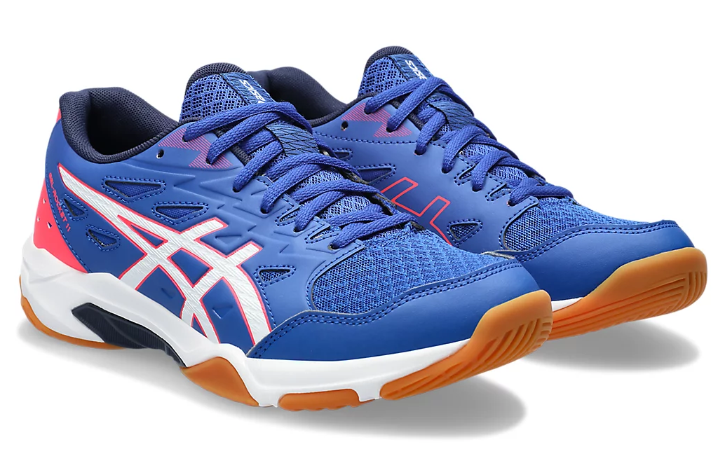 new Asics Gel Rocket 11 Women s Court Shoes Blue White