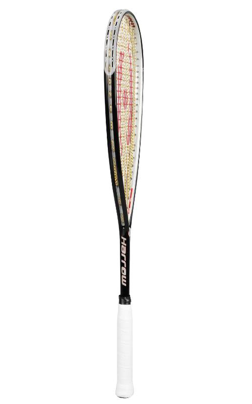 Harrow Storm 145 Squash Racquet, Black/Grey/Red