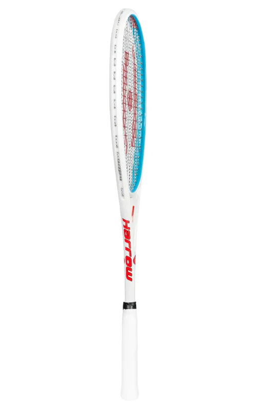 Harrow M-140 Squash Racquet, White/Blue/Red