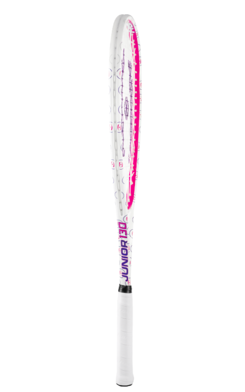 new - Harrow Junior 130 Squash Racquet, White/Pink/Purple