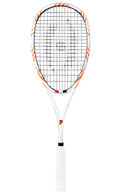 Harrow Spark 115 Squash Racquet, Custom Youssef Ibrahim, White/Black/Orange
