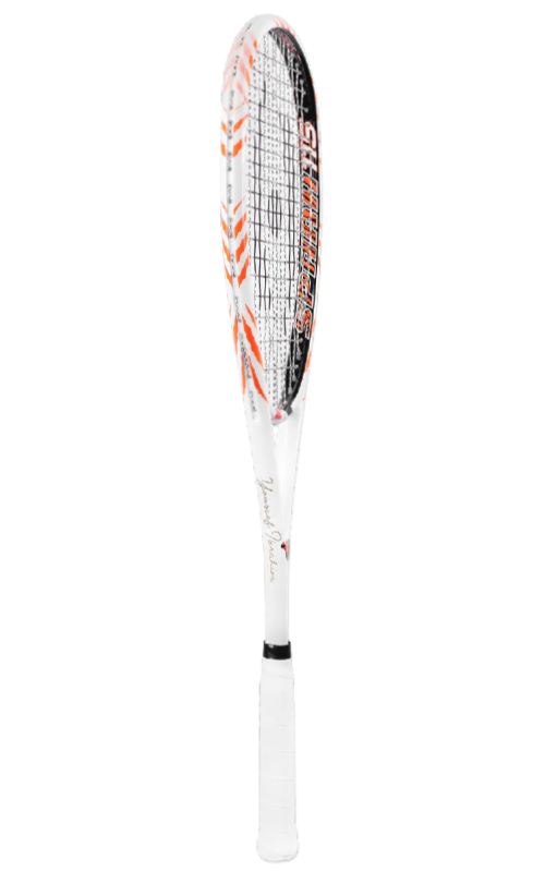 Harrow Spark 115 Squash Racquet, Custom Youssef Ibrahim, White/Black/Orange