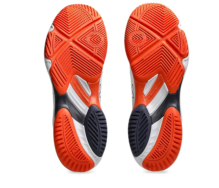 new color - Asics Netburner Ballistic FF 3 Men's Shoes, White/Indigo Fog