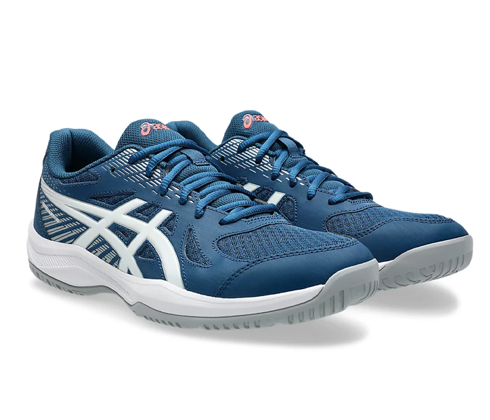 シューズ ASICS UPCOURT 6 new color - Asics Upcourt 6 Men's Court Shoes, Mako Blue/White
