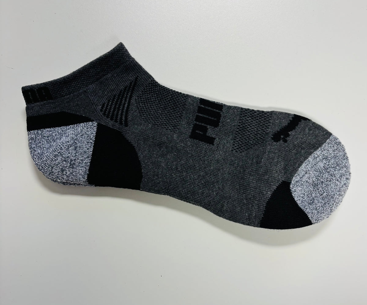 Puma Men's No Show Socks, 1-Pair, Gray