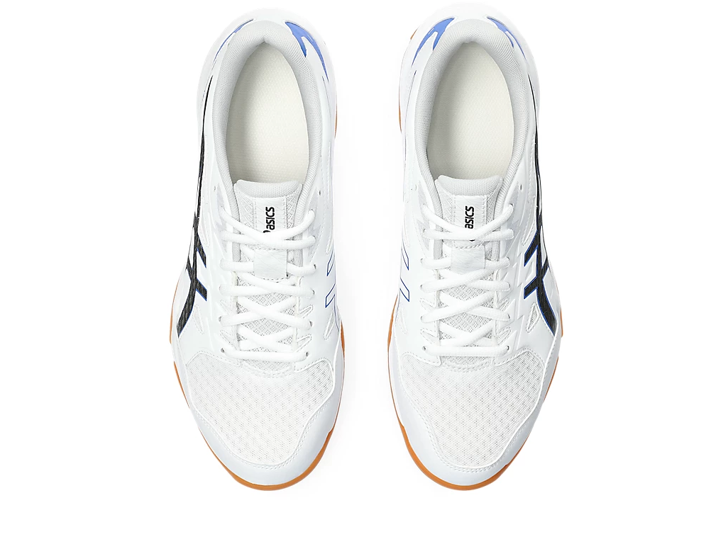 Asics Gel-Rocket 11 Men's Court Shoes, White / Black