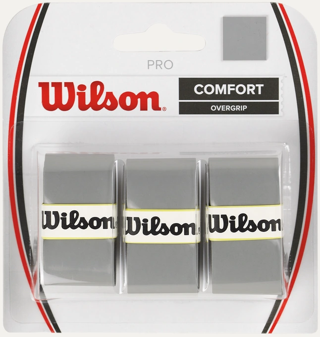 Wilson COMFORT Pro Overgrip 3-pack, SIlver