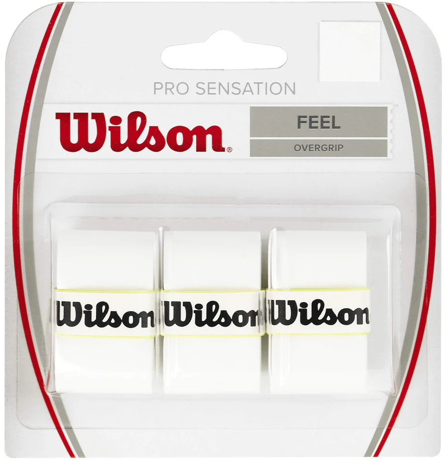 Wilson Pro Sensation Overgrip 3-Pack, White