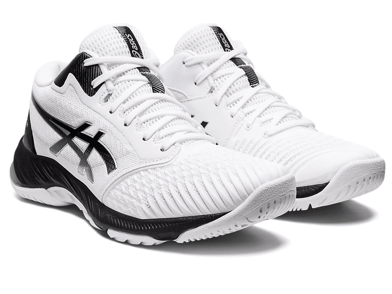 Asics Netburner Ballistic FF MT 3 Men s Shoes White Black SquashGear