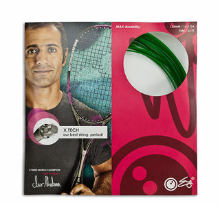 Eyerackets X.Tech 1.25 mm, Green, Squash String, SET