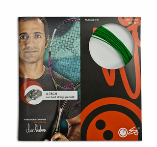 Eye Rackets X.Tech 17g / 1.15 mm, Green, Squash String, SET