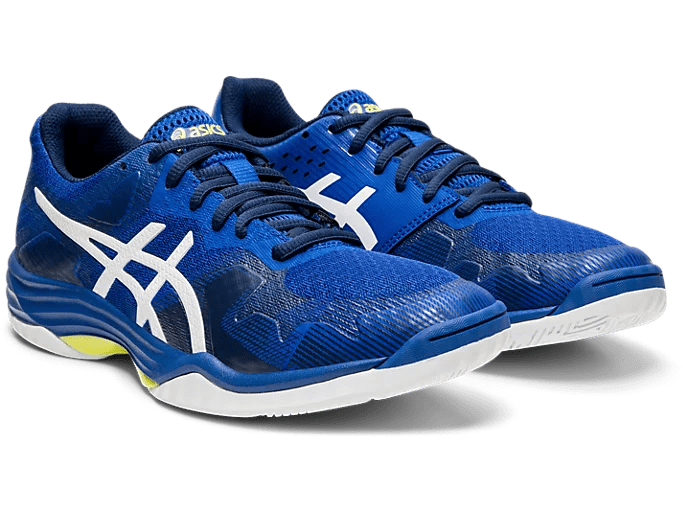 Sale 20 off Asics Gel Tactic 2 Unisex Court Shoes Blue White D SquashGear