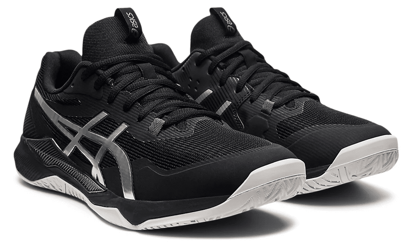 Sale 20 off Asics Gel Tactic Men s Court Shoes Black Pure Silver Discount in the cart