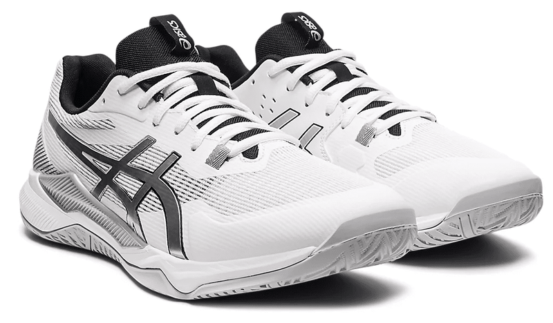Seasonal sale 25 off Asics Gel Tactic Men s Court Shoes White Pure Silver Discount in the cart