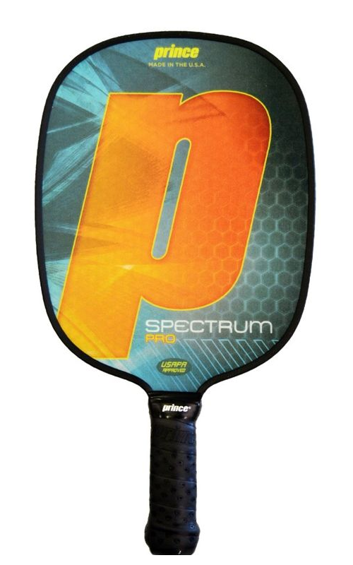 Prince Spectrum Pro Composite Pickleball Paddle, Thin Grip, Lightweight, Orange
