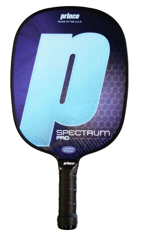 Prince Spectrum Pro Composite Pickleball Paddle, Thin Grip, Lightweight, Blue