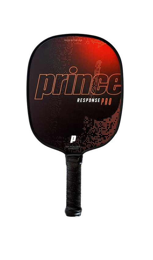 Prince Response Pro Pickleball Paddle, Standard Grip, Lightweight , Red