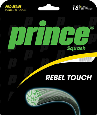 Prince Rebel Touch 18g Squash String Transparent SET
