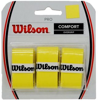 Wilson COMFORT Pro Overgrip, 3-pack, Yellow