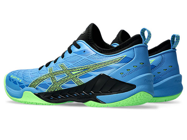 new color - Asics Blast FF 3 Men's Court Shoes, Waterscape / Lime Burst