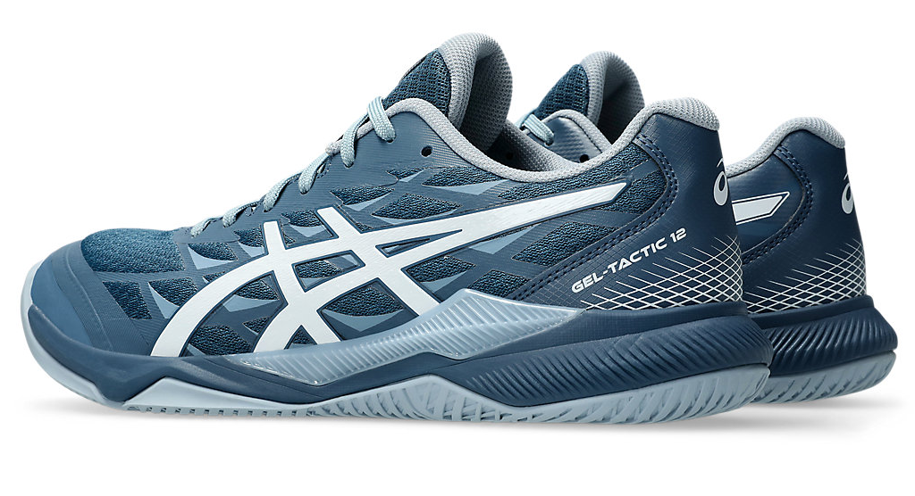 new color - Asics Gel-Tactic 12 Men's Court Shoes, Vintage Indigo / White