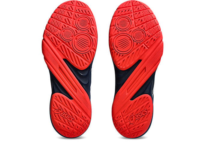 new - Asics Powerbreak FF Men's Court Shoes, Mako Blue/White