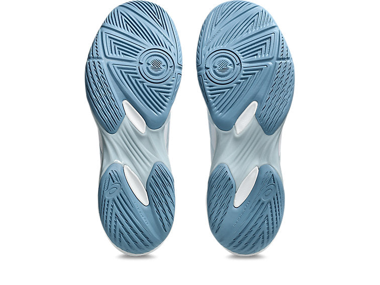 Asics Gel-Rocket 12 Men's 2E Wide Court Shoes, White/Cool Grey
