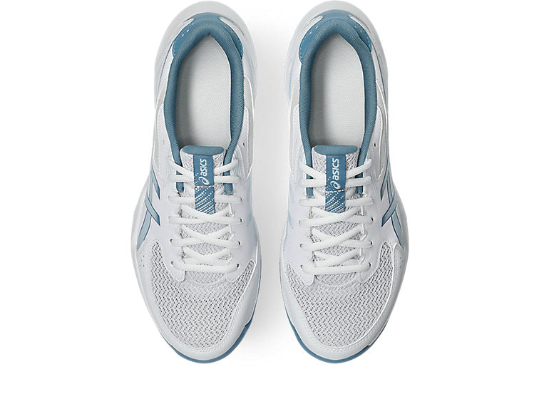 Asics Gel-Rocket 12 Men's 2E Wide Court Shoes, White/Cool Grey