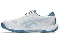 Asics Gel-Rocket 12 Men's 2E Wide Court Shoes, White/Cool Grey