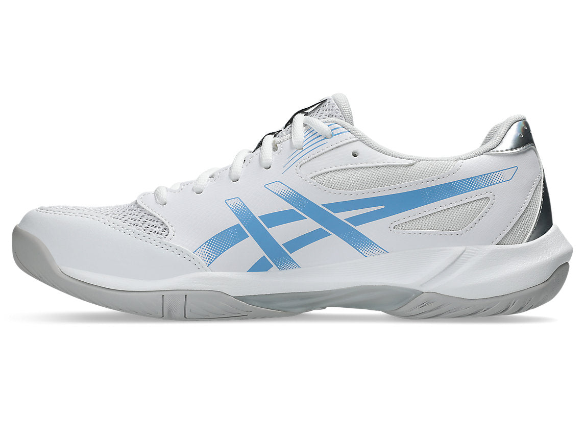 new - Asics Gel Rocket 12 Men's Court Shoes, White/Cloud Grey