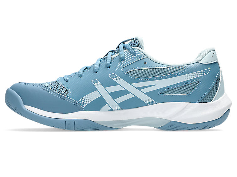 new - Asics Gel Rocket 12 Men's Court Shoes, Saba Blue/Cool Grey