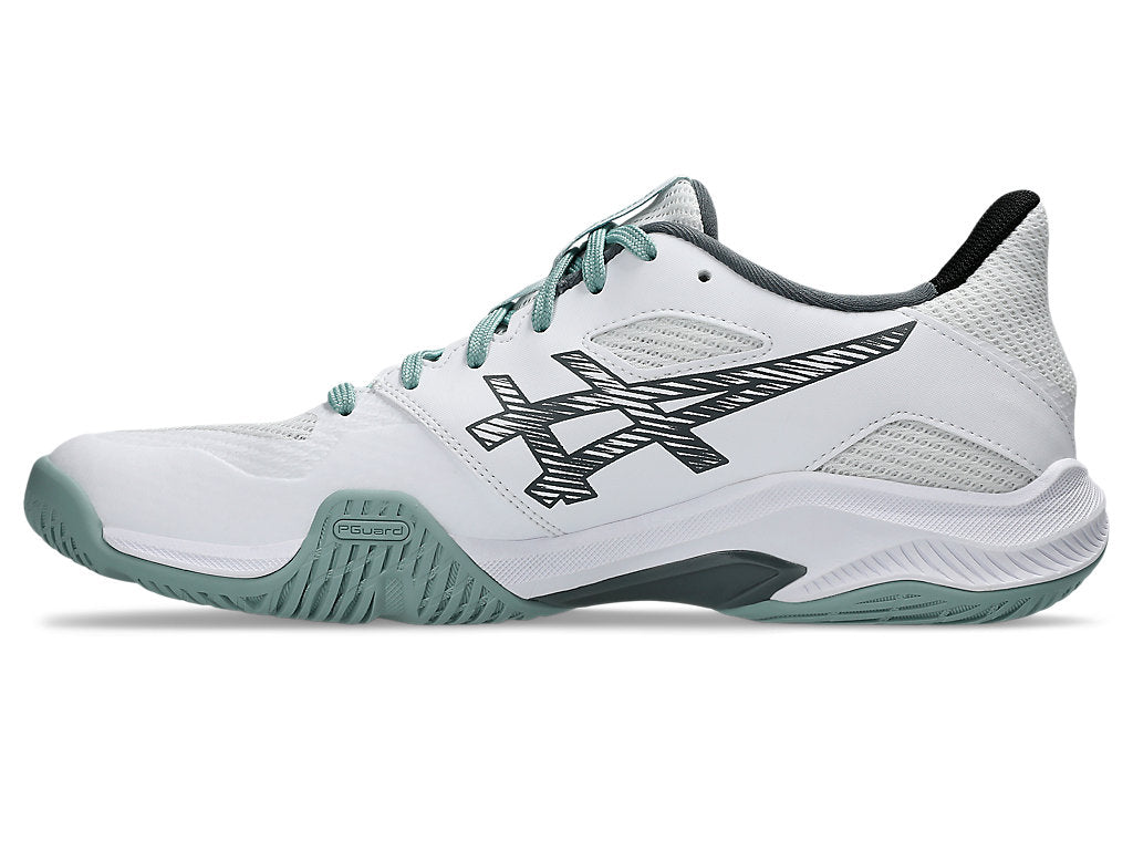 new - Asics Blade FF 2 Men's Court Shoes, White/Ocean Haze