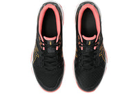 Asics Gel-Rocket 11 Unisex Court Shoes, Black/Orange Pop