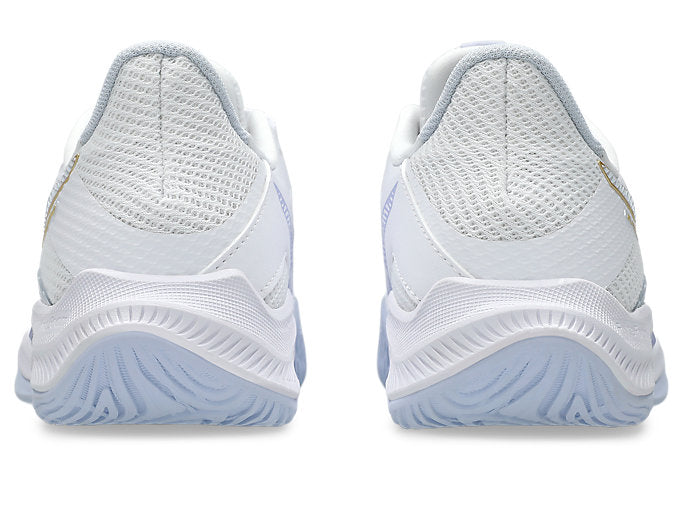 new - Asics Blade FF 2 Women's Court Shoes, White/Blue Fade