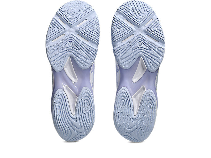 new - Asics Blade FF 2 Women's Court Shoes, White/Blue Fade