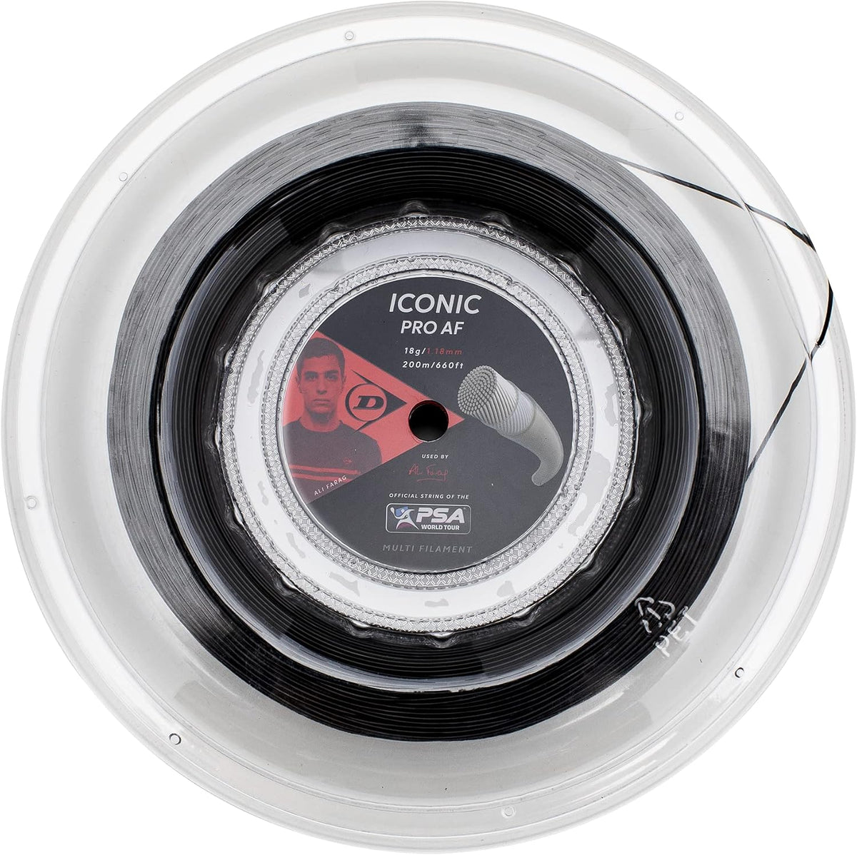 Dunlop Iconic Pro AF String, Black, 18G, 200M REEL