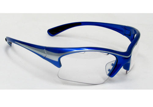 Black Knight Junior Stiletto Goggles, Blue / Silver
