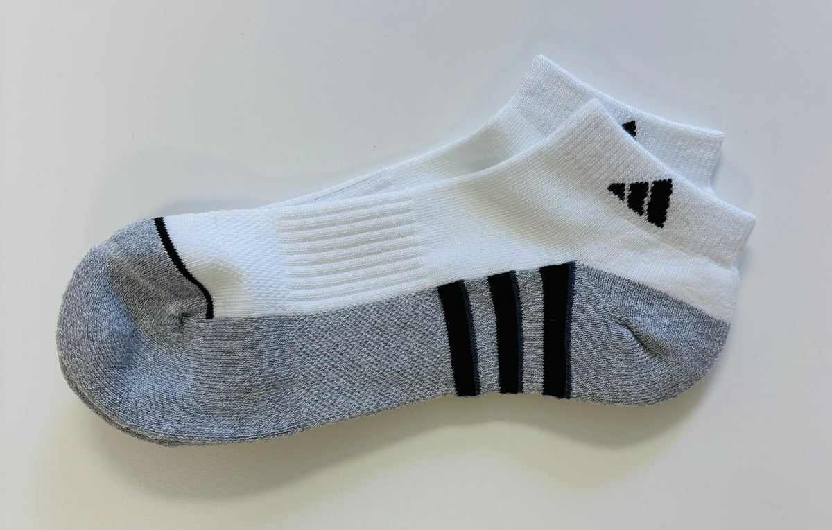 Adidas Low Cut Performance Men's Socks, 1 Pair, White/Black