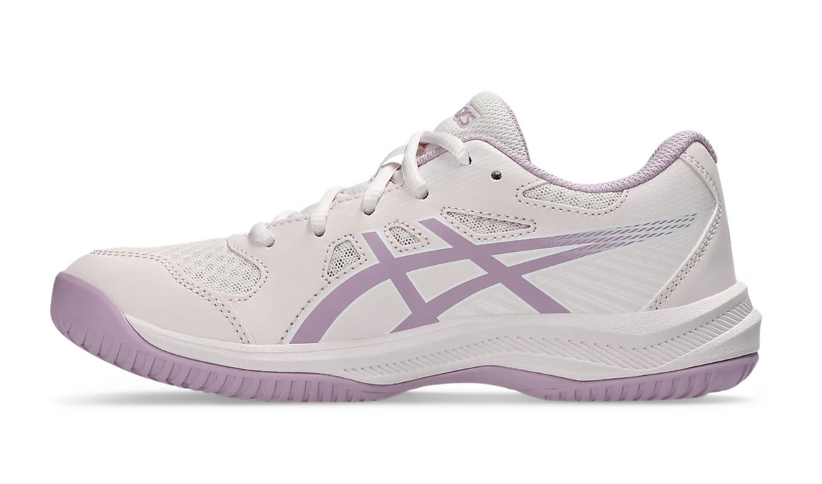 SALE - Asics Upcourt GS 6 Junior Court Shoes, Pale Pink/Light Ube